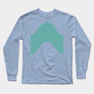 Squiggly Blue Long Sleeve T-Shirt